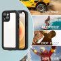 Husă de protecție 360° pentru iPhone 13 mini - negru