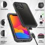 Husă de protecție 360° pentru iPhone 13 Pro Max - negru