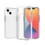 Husă de protecție transparentă cu model pentru iPhone 13 Pro - alb