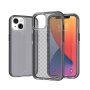Husă de protecție transparentă cu model pentru iPhone 13 Pro - negru