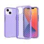 Husă de protecție transparentă cu model pentru iPhone 13 Pro Max - violet