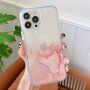 Carcasă din marmură rezistentă la zgârieturi pentru iPhone 13 Pro - roz