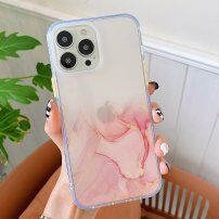 Carcasă din marmură rezistentă la zgârieturi pentru iPhone 13 Pro - roz