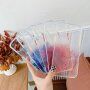Carcasă din marmură rezistentă la zgârieturi pentru iPhone 13 Pro - albastru deschis