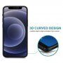 Sticlă 3D Anti-Spy securizată pentru iPhone 12 mini - negru