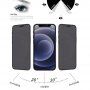 Sticlă 3D Anti-Spy securizată pentru iPhone 12 mini - negru