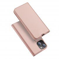DUX DUCIS husă tip flip pentru iPhone 13 mini - roz-auriu