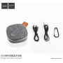 Boxă portabilă Bluetooth HOCO, cu suprafaţă textilă, pentru dispozitive Apple - gri
