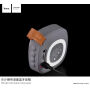 Boxă portabilă Bluetooth HOCO, cu suprafaţă textilă, pentru dispozitive Apple - gri