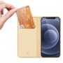 DUX DUCIS husă tip flip pentru iPhone 13 - auriu