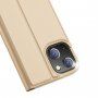 DUX DUCIS husă tip flip pentru iPhone 13 - auriu