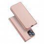 DUX DUCIS husă tip flip pentru iPhone 13 Pro - roz-auriu