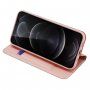 DUX DUCIS husă tip flip pentru iPhone 13 Pro - roz-auriu