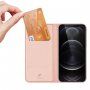 DUX DUCIS husă tip flip pentru iPhone 13 Pro - roz-auriu