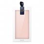 DUX DUCIS husă tip flip pentru iPhone 13 Pro - roz-auriu