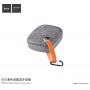 Boxă portabilă Bluetooth HOCO, cu suprafaţă textilă şi agăţătoare, pentru dispozitive Apple - maro deschis