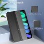 Carcasă magnetică cu suport și funcție de sleep/adormit pentru iPad mini 6 / mini 7 - negru