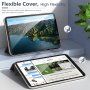 Carcasă magnetică cu suport și funcție de sleep/adormit pentru iPad mini 6 / mini 7 - negru