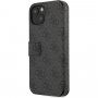 Guess 4G Metal Logo carcasă flip pentru iPhone 13 - gri