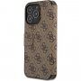 Guess 4G Metal Logo carcasă flip pentru iPhone 13 Pro - maro