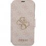 Guess 4G Metal Logo carcasă flip pentru iPhone 13 Pro - roz