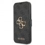 Guess 4G Metal Logo carcasă flip pentru iPhone 13 Pro - gri