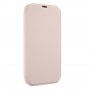 Carcasă tip portofel din silicon și piele PU pentru iPhone 13 mini - roz