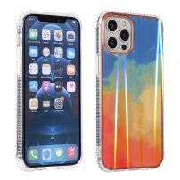 Husă schimbătoare rezistentă la impact pentru iPhone 13 Pro Max - curcubeu