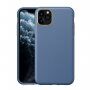 Husă rezistentă la șocuri cu textură de piele pentru iPhone 11 Pro - albastru