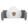 Suport pivotant 360° BASEUS, cu prindere pe grila de ventilare a automobilului, pentru dispozitive cu mărime de 3,5"-5,5" - alb