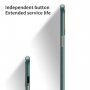 Husă rezistentă la șocuri cu textură de piele pentru iPhone 12 Pro Max - verde