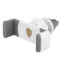 Suport pivotant 360° BASEUS, cu prindere pe grila de ventilare a automobilului, pentru dispozitive cu mărime de 3,5"-5,5" - alb