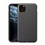 Husă rezistentă la șocuri cu textură de piele pentru iPhone 11 Pro - negru