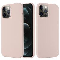 Husă de protecție din silicon cu suport de încărcare MagSafe pentru iPhone 13 Pro Max - oldpink