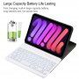 Husă cu tastatură iluminare pentru iPad mini 6 / mini 7 - auriu