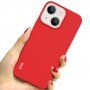 Imak husă moale rezistentă la șocuri pentru iPhone 13 mini - roșu