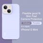 Imak husă moale rezistentă la șocuri pentru iPhone 13 mini - violet