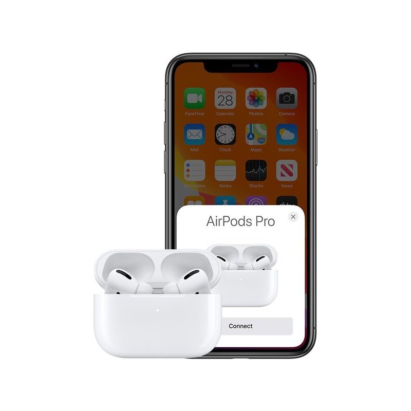 Căști originale Apple fără fir AirPods Pro cu suport MagSafe - alb