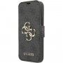 Guess 4G Metal Logo carcasă flip pentru iPhone 13 mini - gri