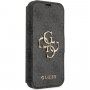 Guess 4G Metal Logo carcasă flip pentru iPhone 13 mini - gri