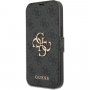 Guess 4G Metal Logo carcasă flip pentru iPhone 13 Pro Max - gri
