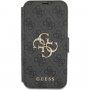 Guess 4G Metal Logo carcasă flip pentru iPhone 13 Pro Max - gri