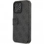 Guess 4G Metal Logo carcasă flip pentru iPhone 13 Pro Max - gri