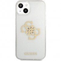Guess Big 4G Full Glitter husă pentru iPhone 13 - transparent