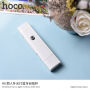 Băţ selfie wireless HOCO, cu iluminat suplimentar, pentru Apple iPhone - max 72cm - alb