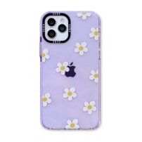 Husă transparentă din plastic moale pentru iPhone 12 Pro Max - margarete