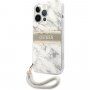 Guess Marble Stripe husă pentru iPhone 13 Pro Max - gri