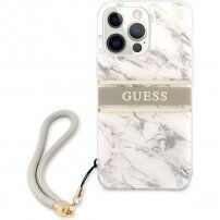 Guess Marble Stripe husă pentru iPhone 13 Pro Max - gri