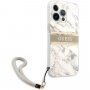 Guess Marble Stripe husă pentru iPhone 13 Pro Max - gri