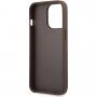 Guess 4G Printed Stripe husă pentru iPhone 13 Pro Max - maro
